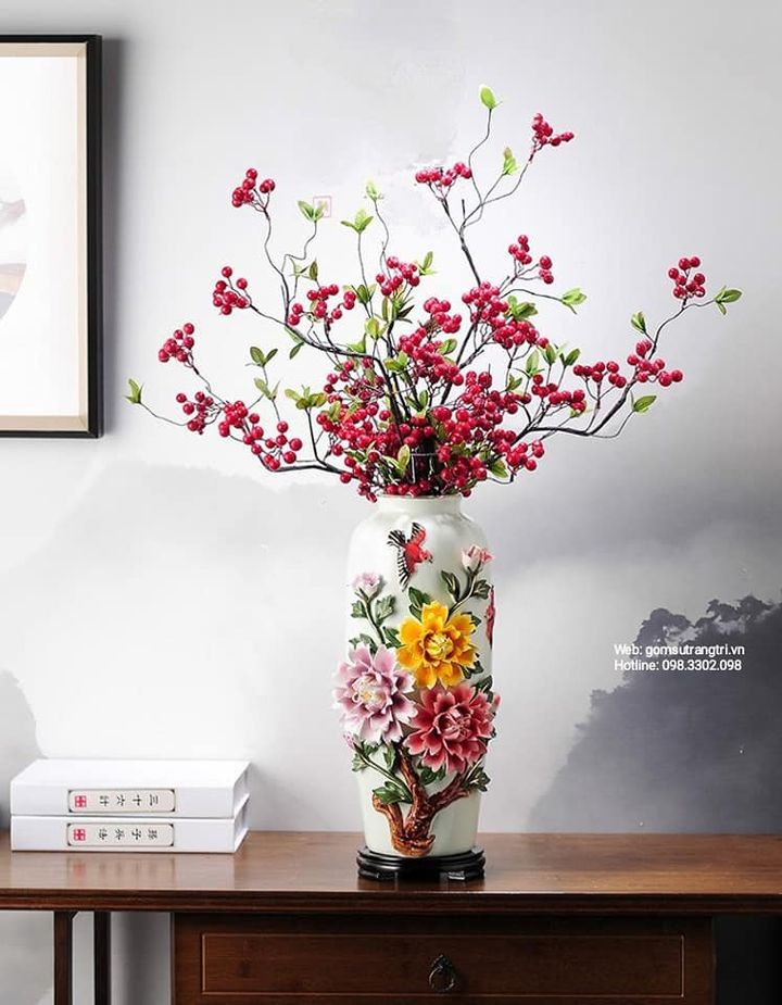 BÌNH HOA NỔI PHÚ QUÝ CÁT TƯỜNG